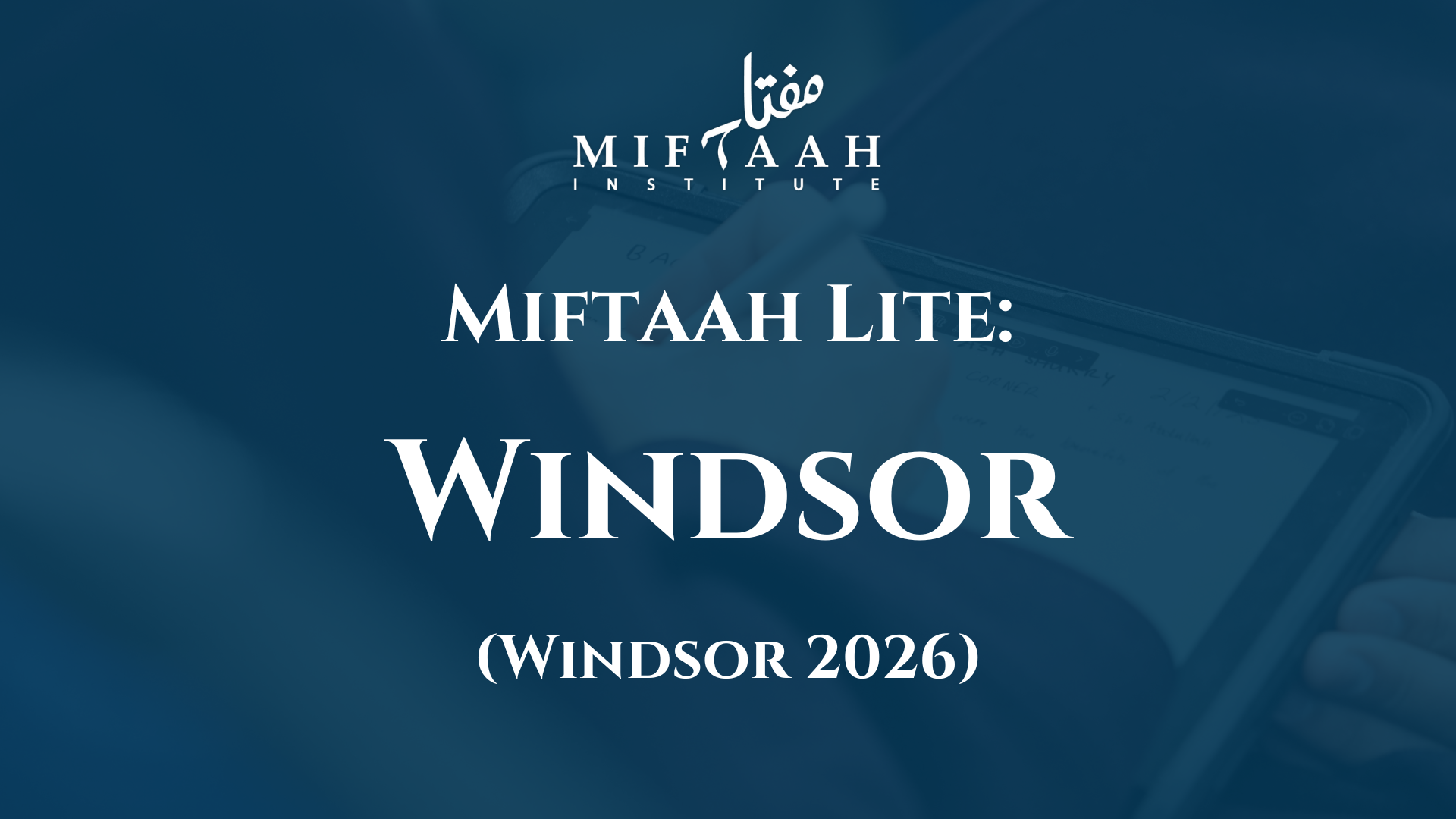 Windsor Lite Winter 2026